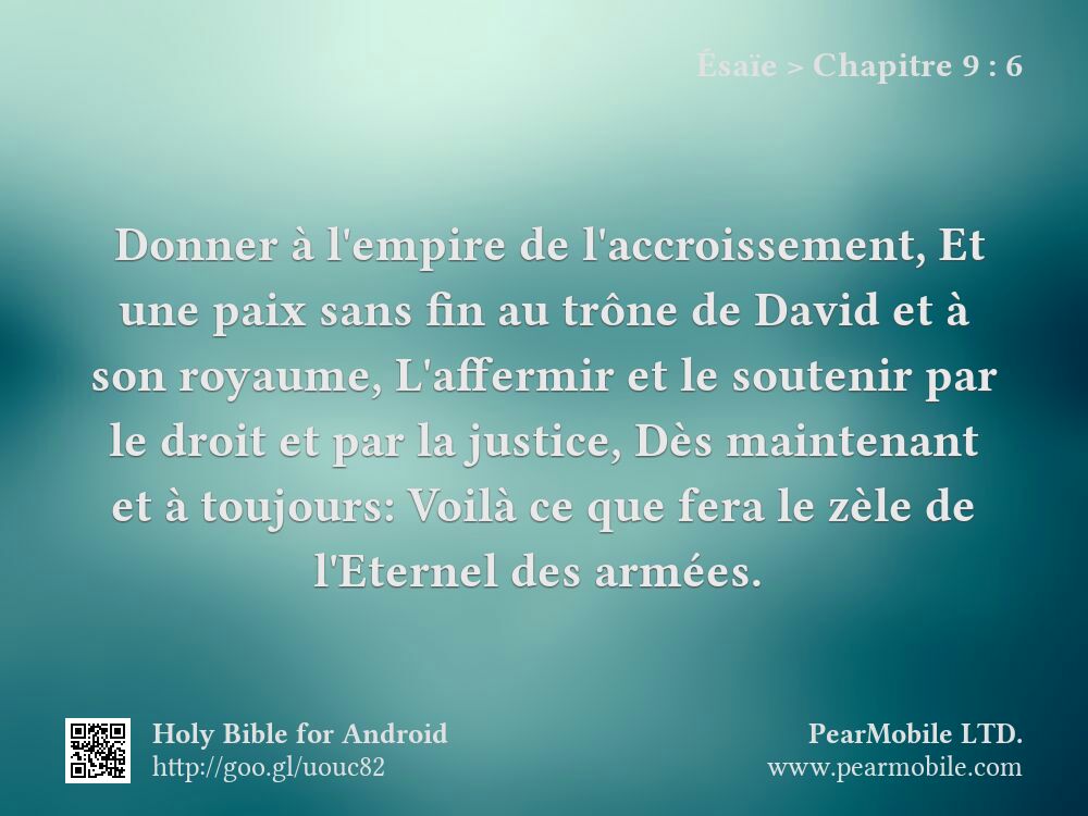 Ésaïe, Chapitre 9:6
